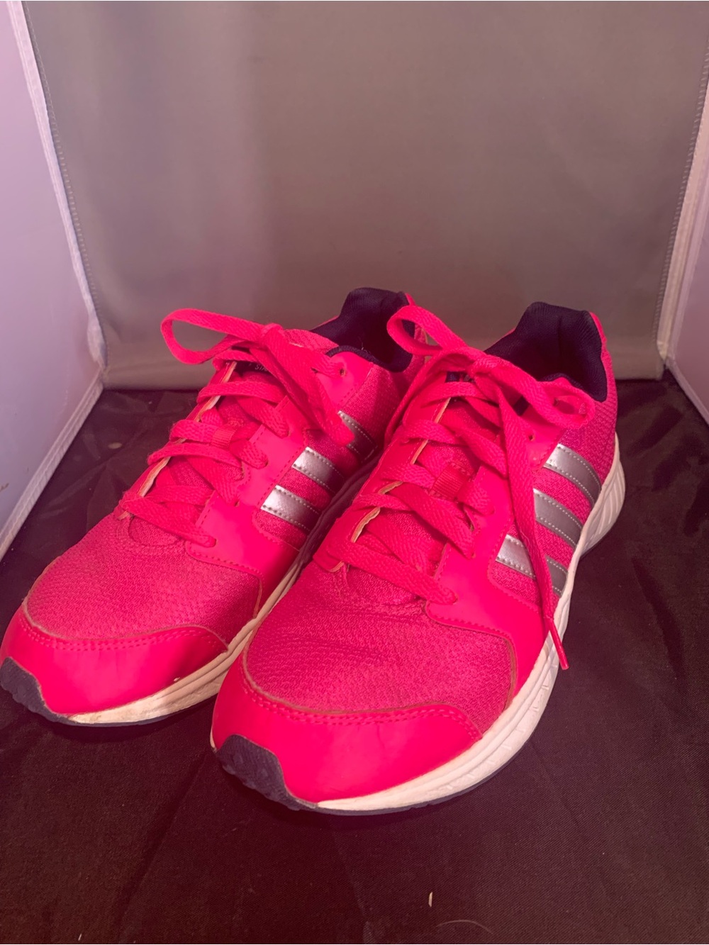 Women's Adidas Neo Star Running Shoes in Hot Pink